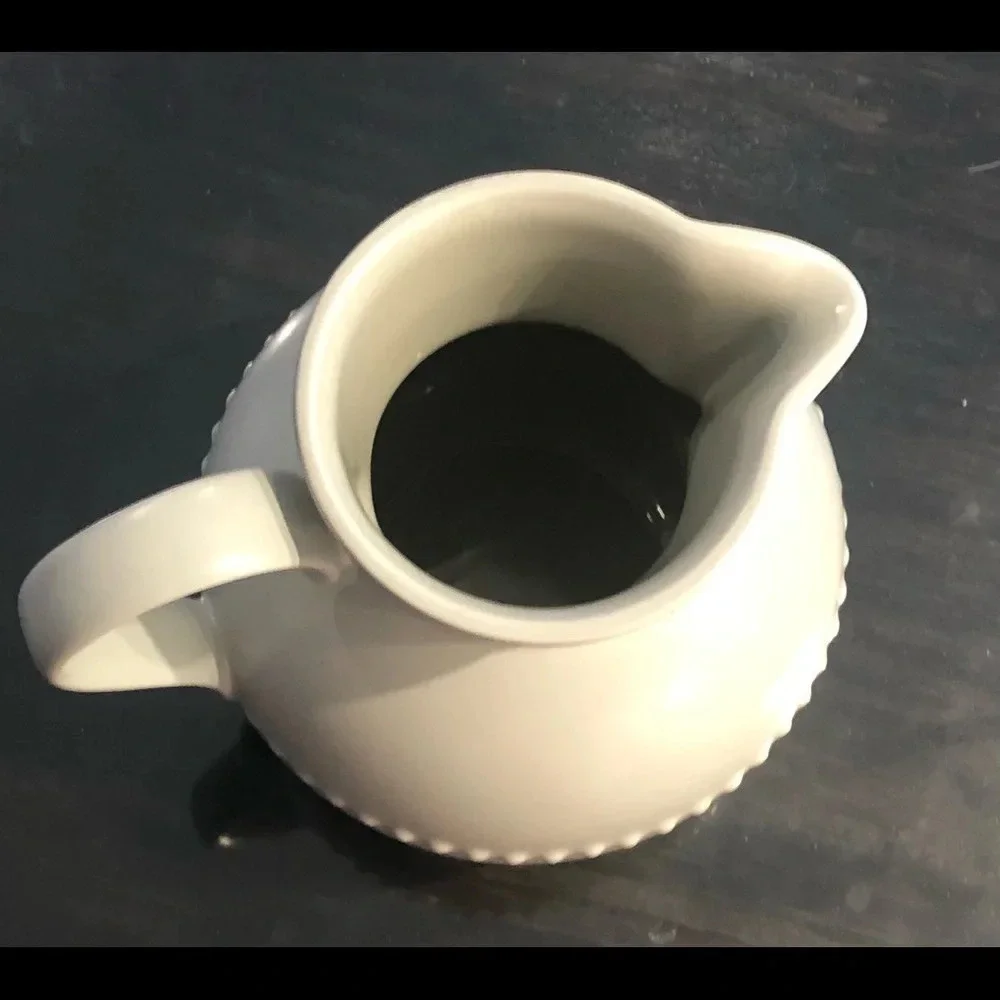 Dansk Matt Glaze Bulbous Pitcher MCM Modern Farmhouse Decor
